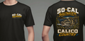 Calico Country Tee – Black