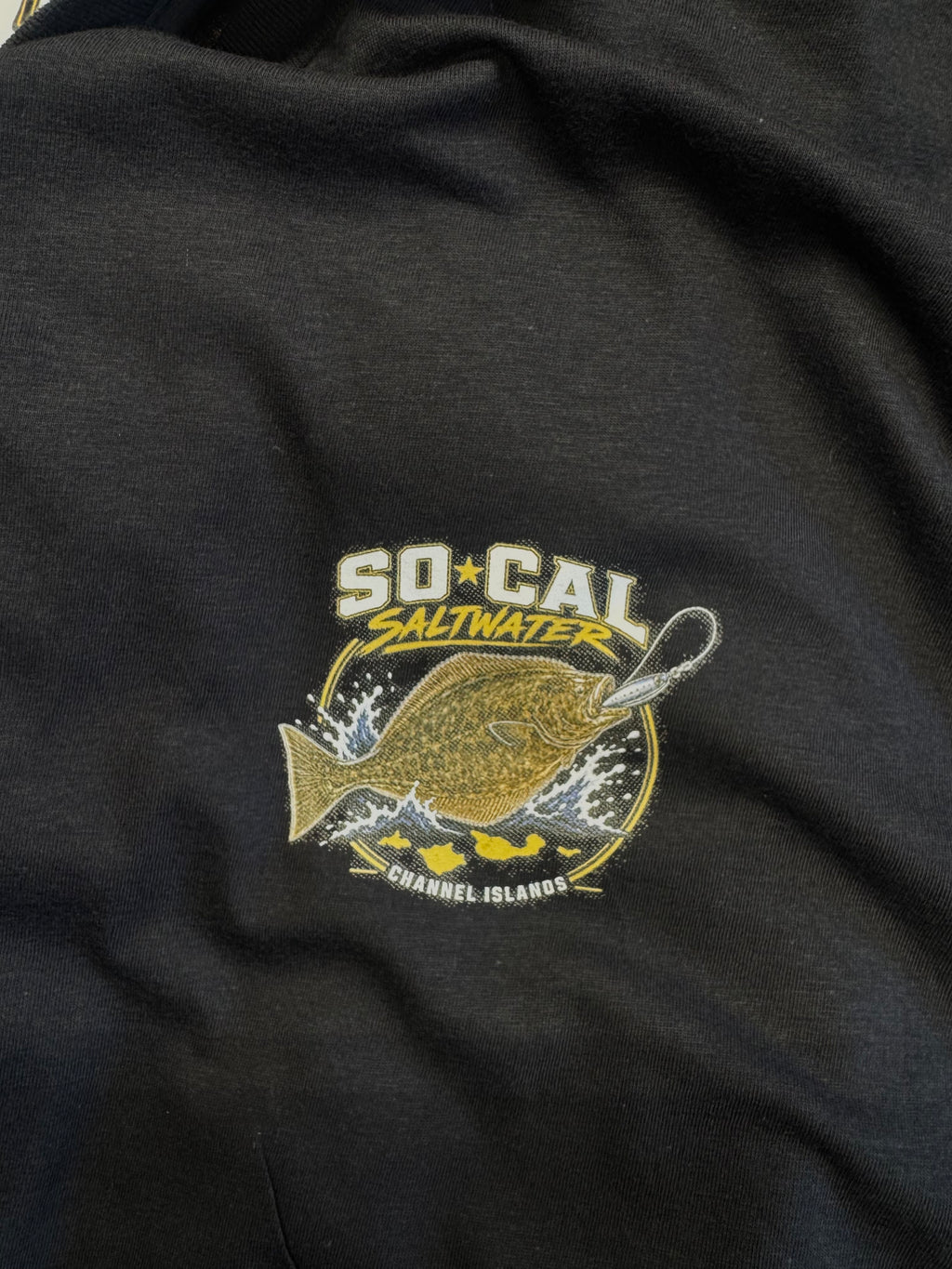 California Halibut Skeleton Tee – Black