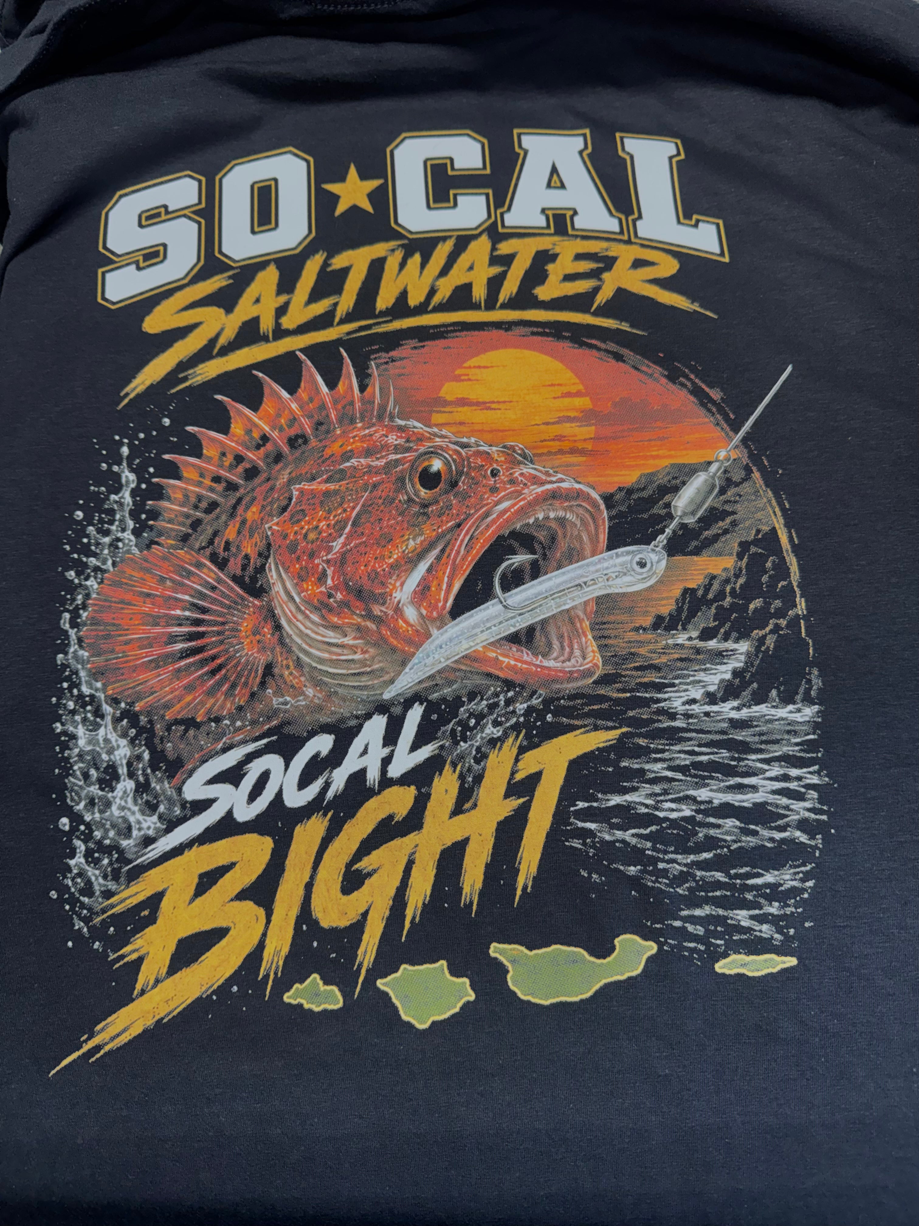 Vermilion Rockfish SoCal Bight Tee – Black