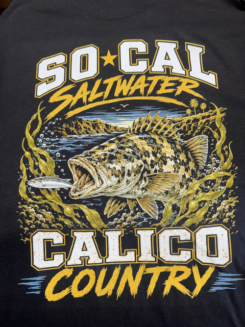 Calico Country Tee – Black