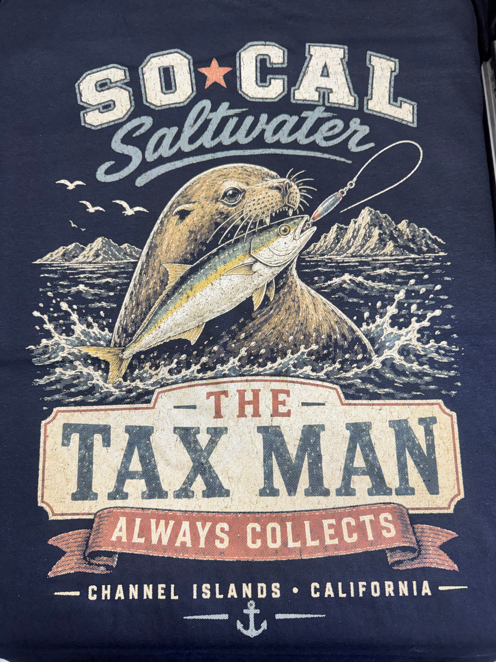 The Tax Man Retro Tee – Black
