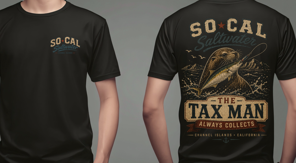 The Tax Man Retro Tee – Black