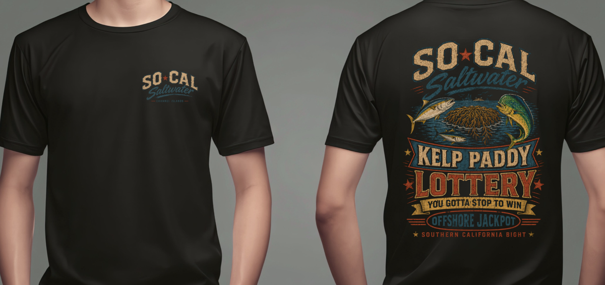 Kelp Paddy Lottery Retro Tee – Black
